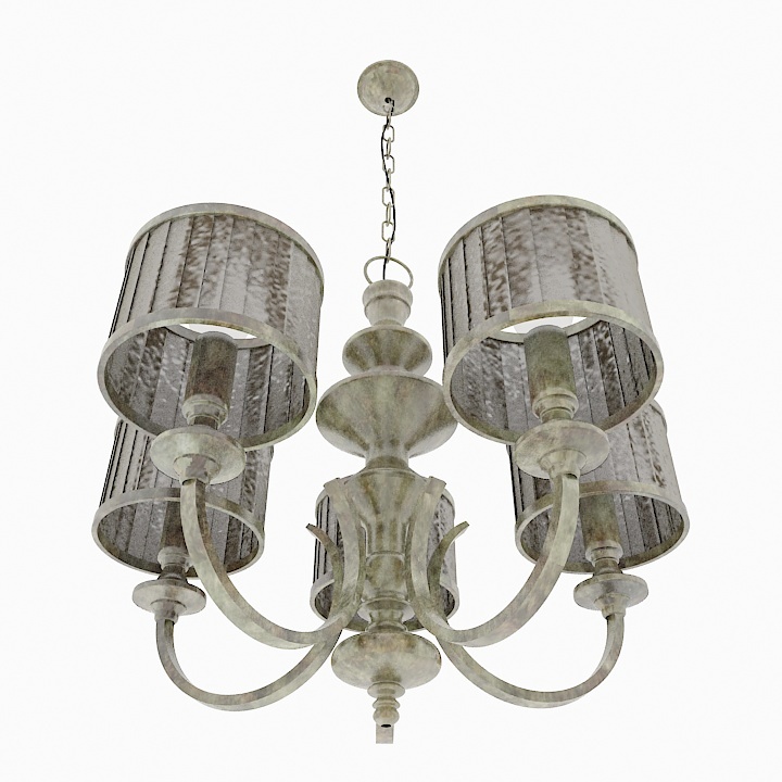 luster 5-light-chandelier- 3D Model Preview #5ec87766