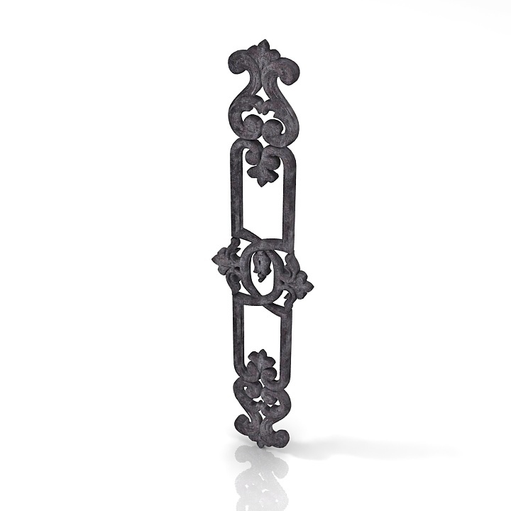 Baluster Metal Classic 3D Model Preview #5f2b7aff