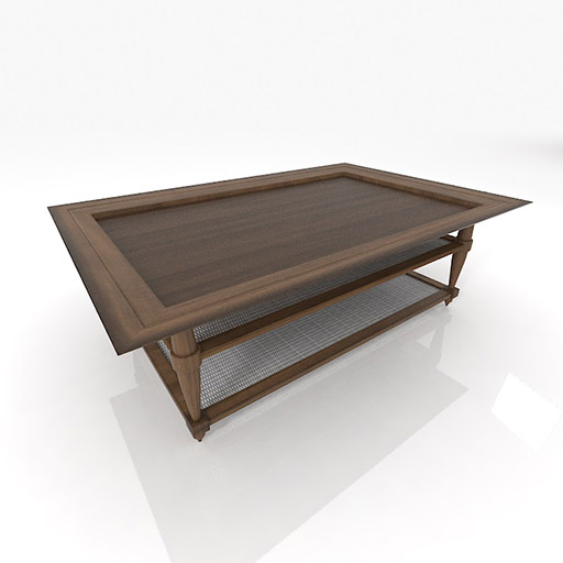 baker coffee table 3D Model Preview #290997e7
