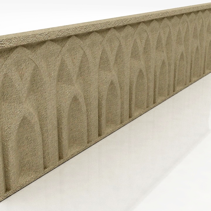arabic carnice molding 01- 3D Model Preview #ba903b4c