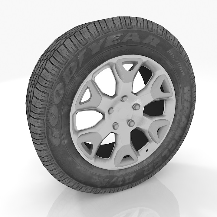 car wheel 3D Model Preview #0ef47304