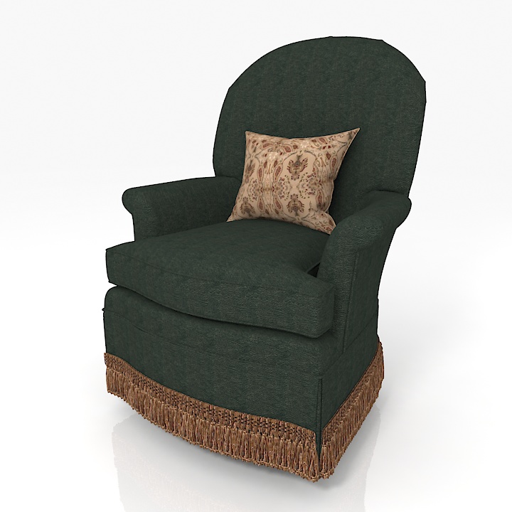century furniture living room chinese armchair 3D Model Preview #d0ed4736