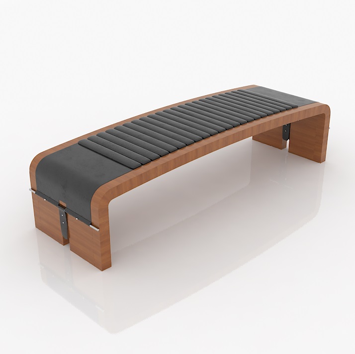 DDC Bedside Stool Imagine Bench 3D Model Preview #76657495