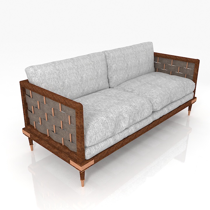 caracole inter-woven sofa 3D Model Preview #84b6643d