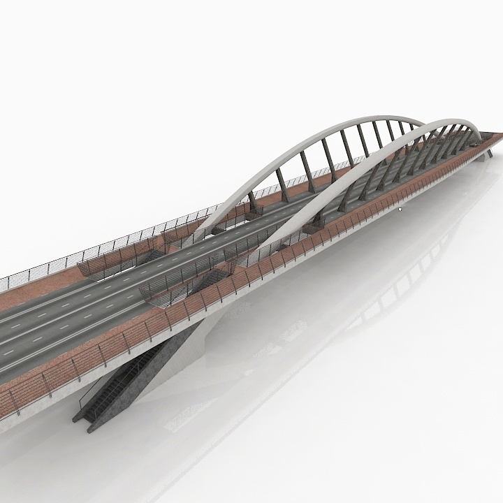 bridge in roma 3D Model Preview #022e71f3