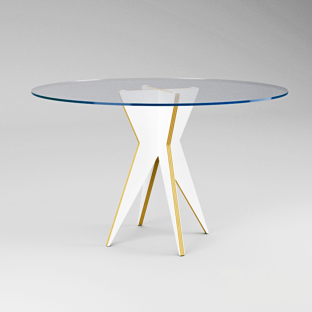 dinning table john rondo 3D Model Preview #f01d2b51