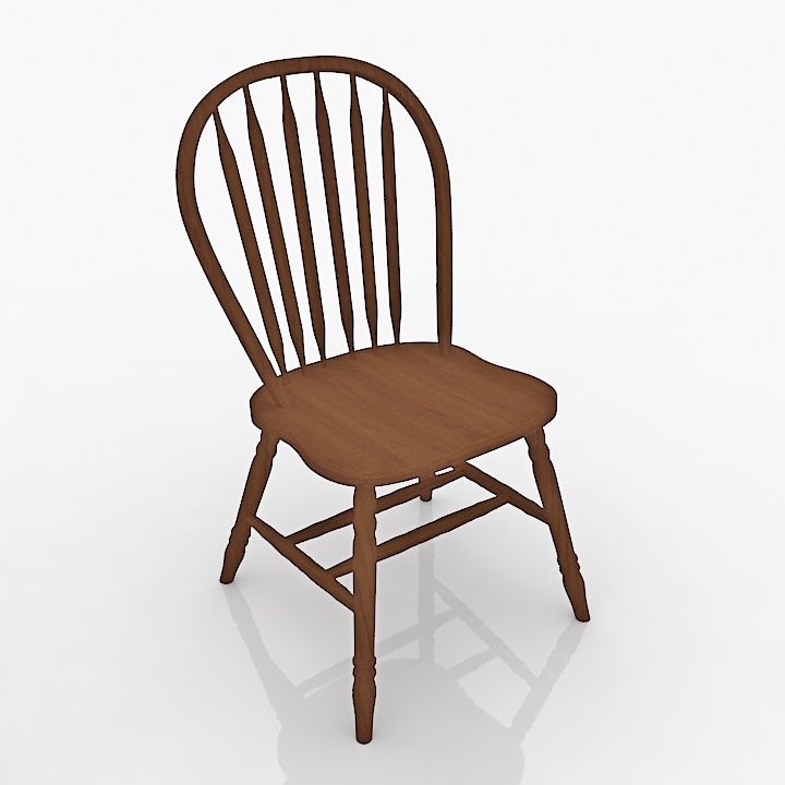 classic dinner chair 3D Model Preview #c4231142