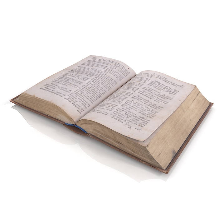 Old Book 3D Model Preview #3c6b7981