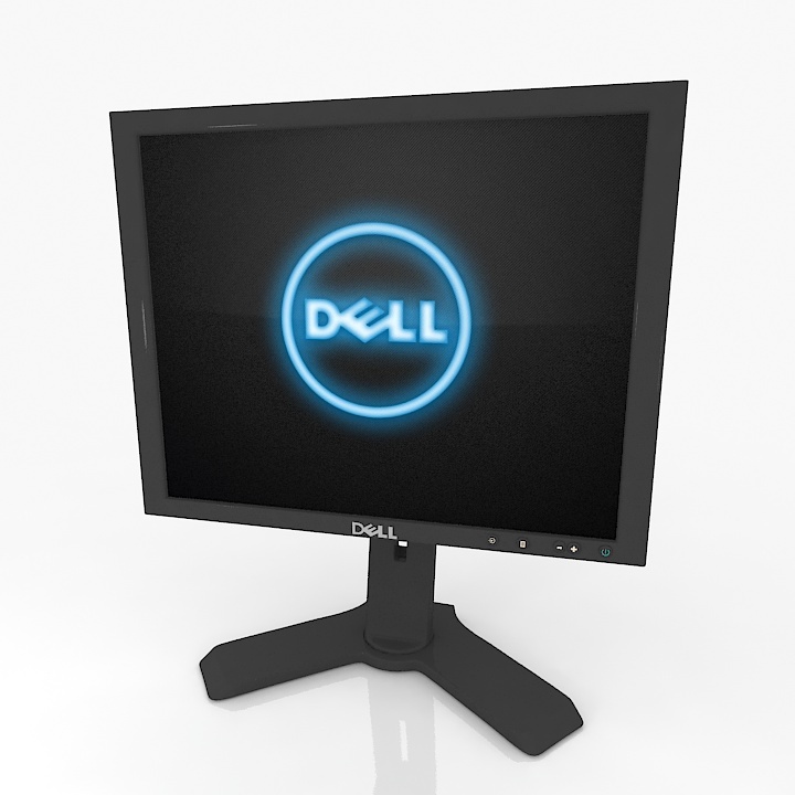 DELL P190ST Monitor 3D Model Preview #9a0e5658
