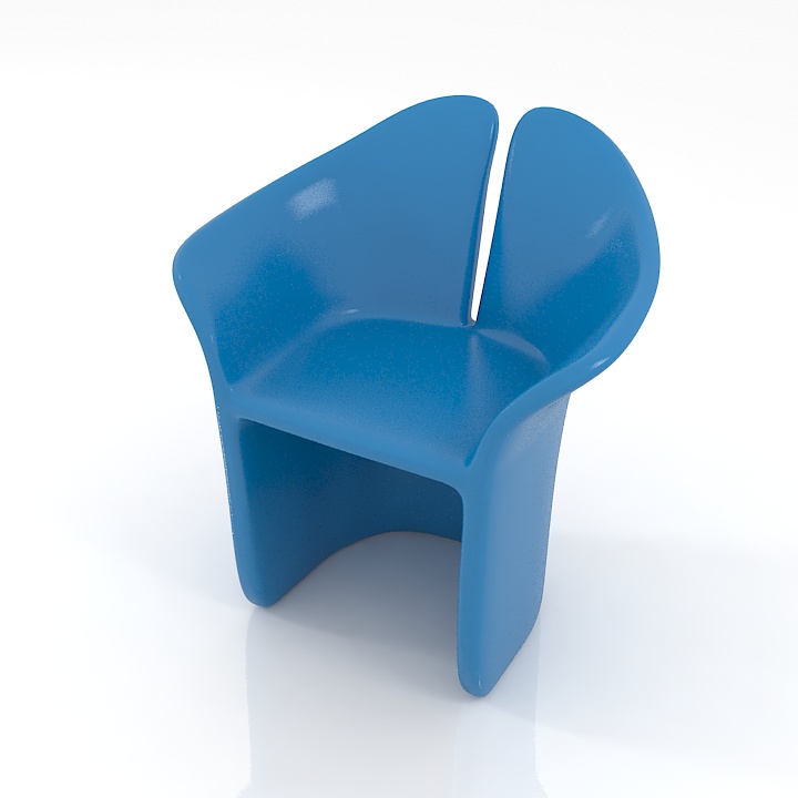 Cappellini FRAC Armchair 3D Model Preview #fcaff41c