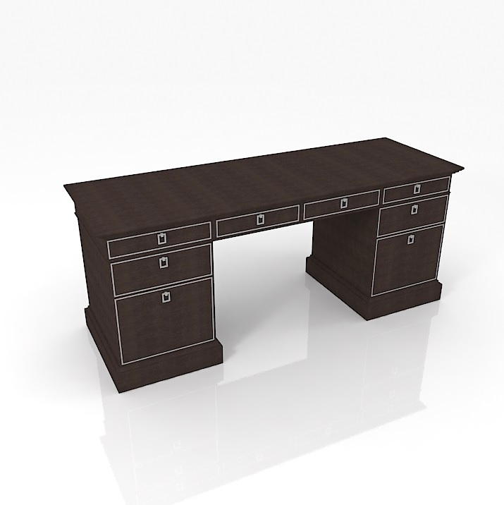 de meubles de bureau desk table 3D Model Preview #35e8644a