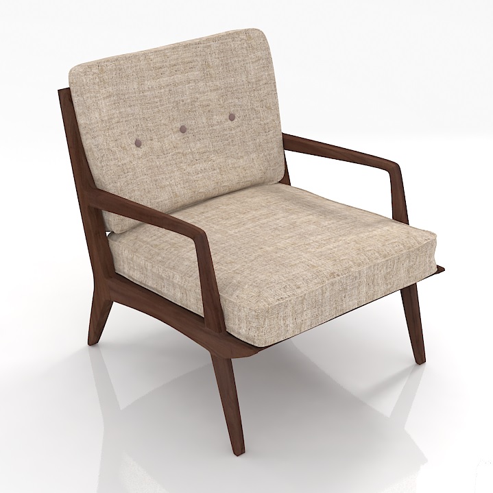 carlo de carli lounge chairs 3D Model Preview #92d4f8ec