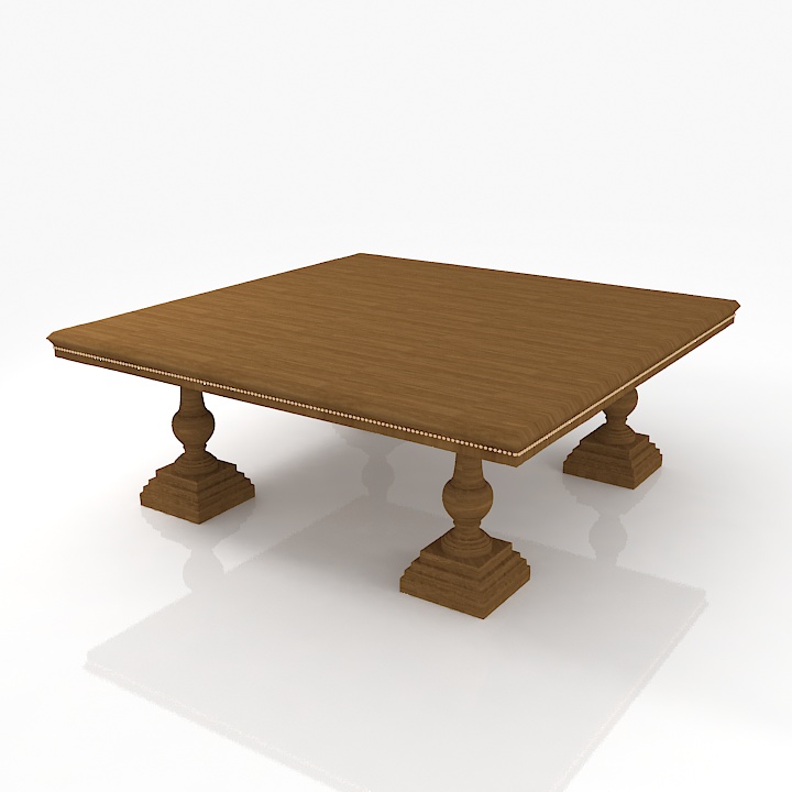 dining table classic 3D Model Preview #5472cb29