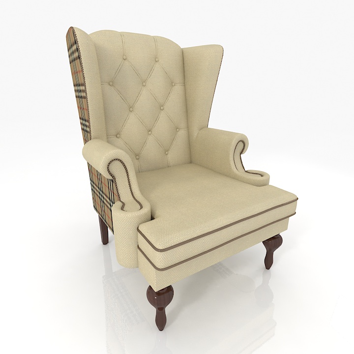 homemotions richard armchair 3D Model Preview #9362a45c