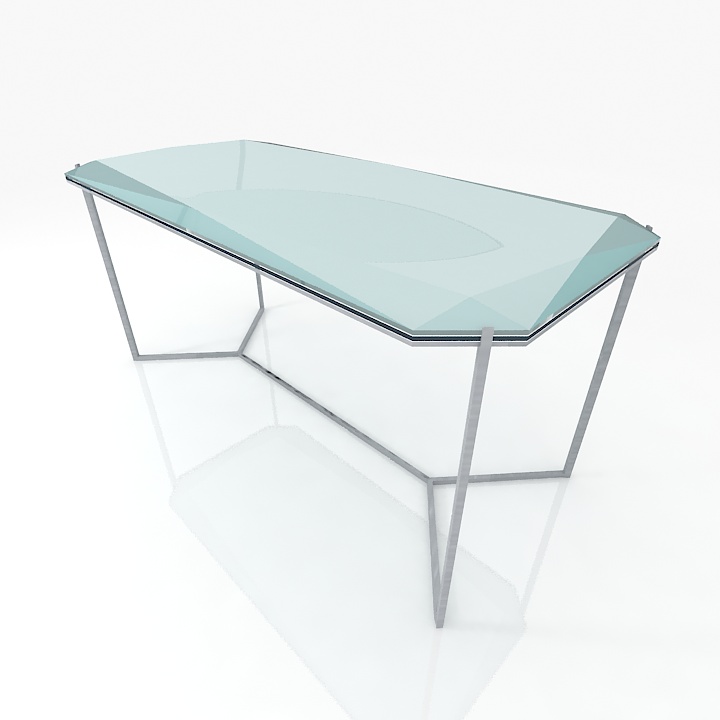 geometric coffee tables gem designed by debra folz 2 3D Model Preview #c3679c59