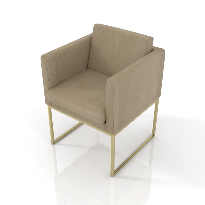 Homemotions Armchair 3D Model Preview #e0c1aa44