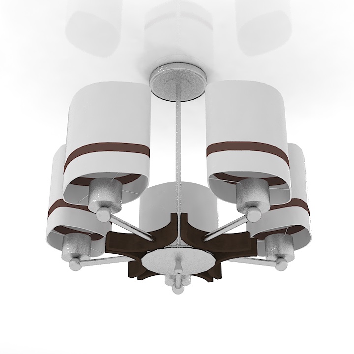 eurosvet 6027-5 modern chandelier luster 3D Model Preview #8f6be603