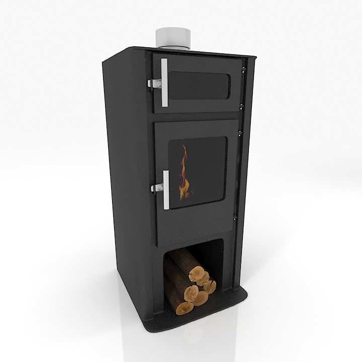 fireplace uyut oven 3D Model Preview #5cea9865