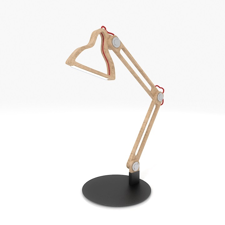led it be zuiver led lamp 3D Model Preview #96ff9631
