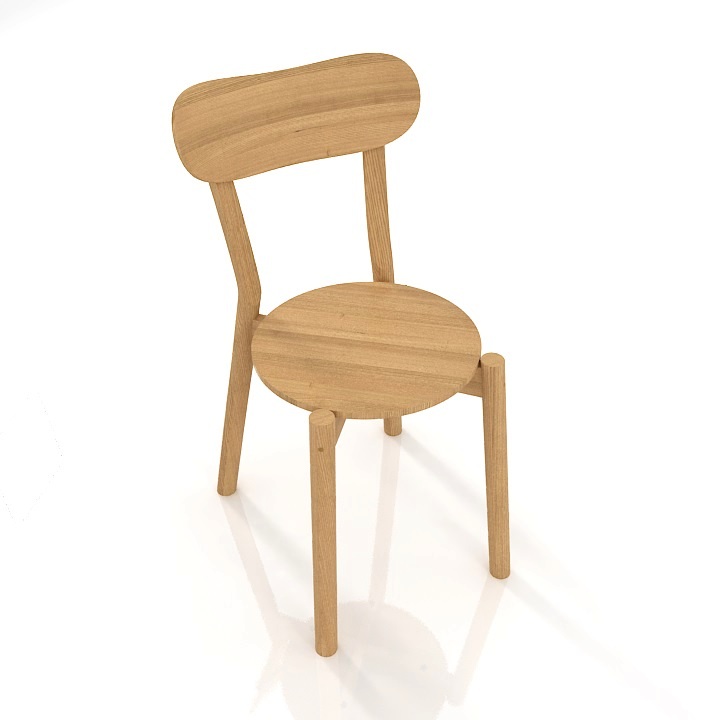 KARIMOKU NEW STANDART CASTOR series Chair 3D Model Preview #e0438705
