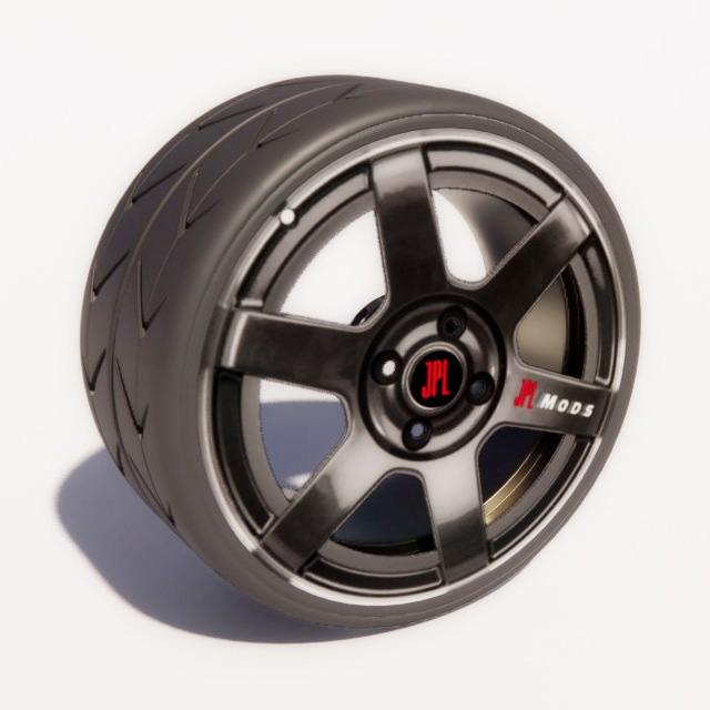 3jpl mods™ pools & wheels - dark ligera r20 p224-35 3D Model Preview #7090d6e5