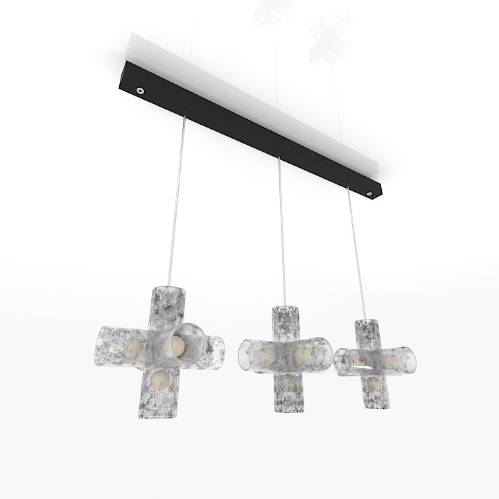 luster loft church by lksvdd architects chandelier 3D Model Preview #0faa0b27