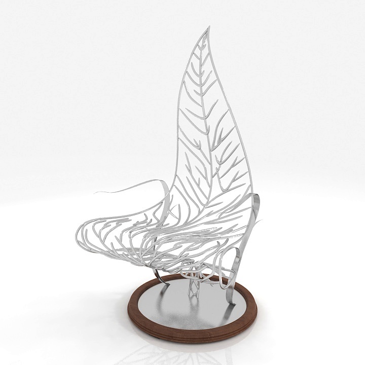 leaf chair 3D Model Preview #2e1a803d