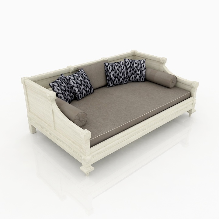 lci decora letto sofa 3D Model Preview #36236089