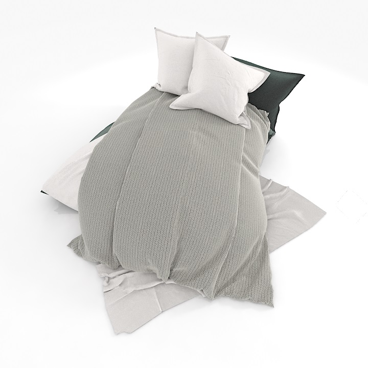 loft bed 3D Model Preview #757f9d71