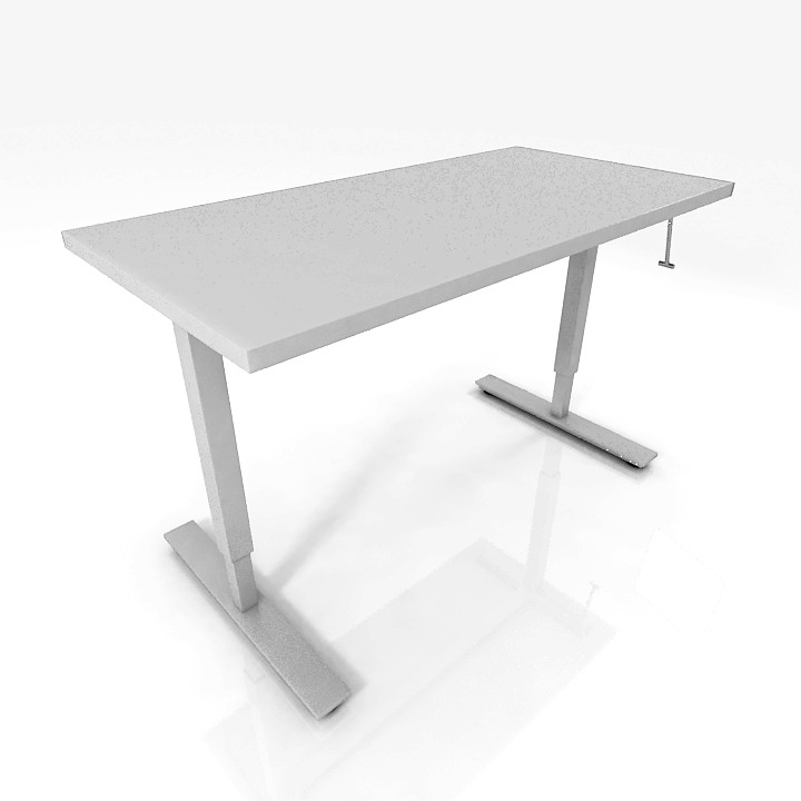 ikea skarsta and nilserik desk 3D Model Preview #326f8256
