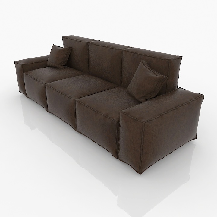 BigBag Sofa II 3D Model Preview #f809dd14