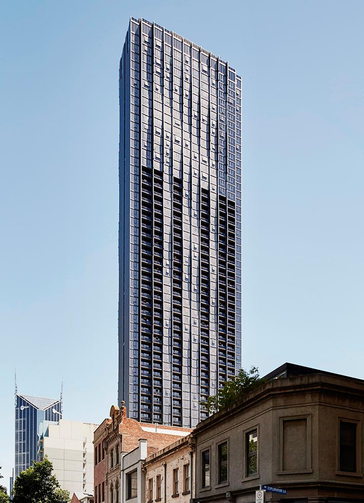 Abode318 residential tower, Melbourne, Australia
