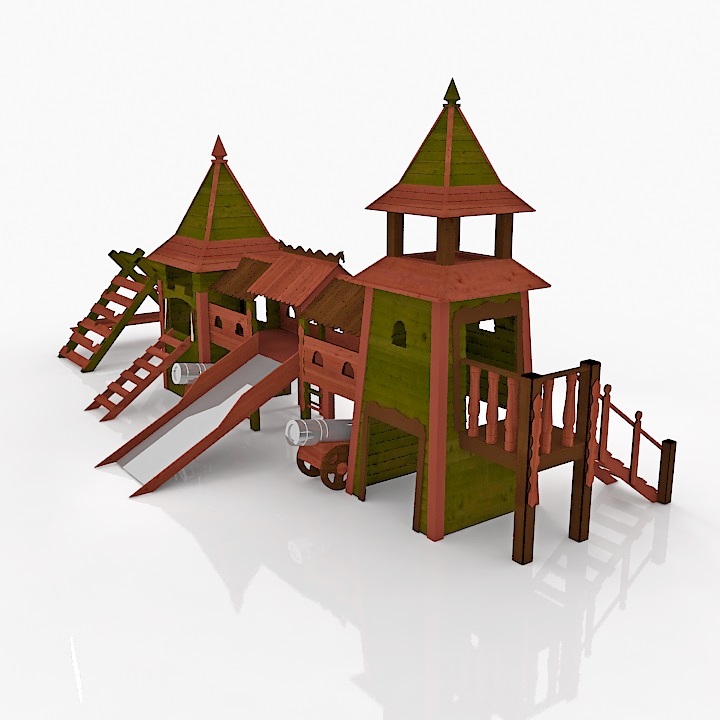 playground towers 3D Model Preview #eb0178b1