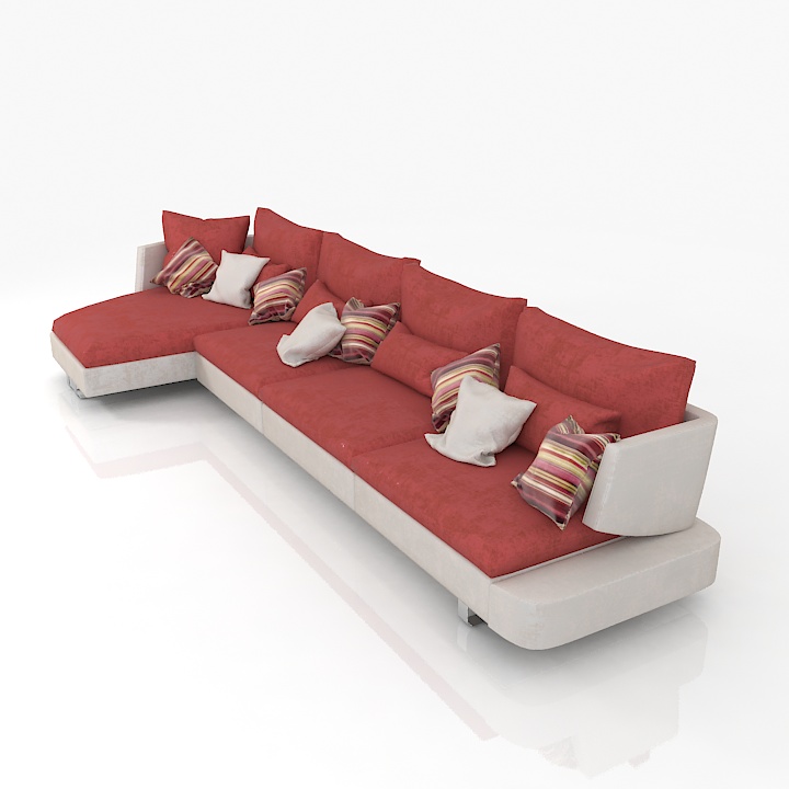 NATUZZI Opus Sofa 3D Model Preview #c3d2c721