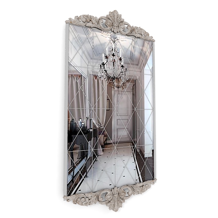 Mirror Classic Frame 3D Model Preview #774046ef