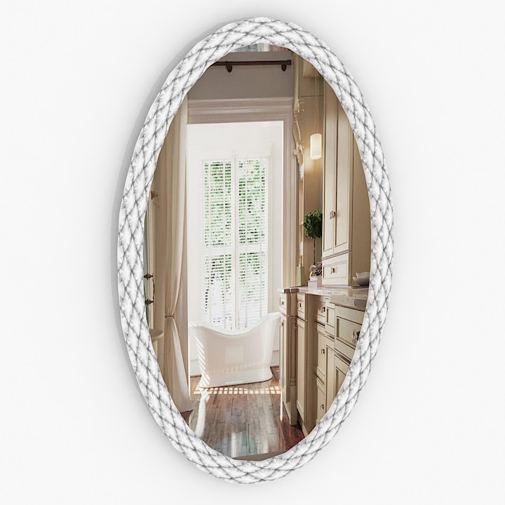 Mirror Oval WT 3D Model Preview #2436ce5c
