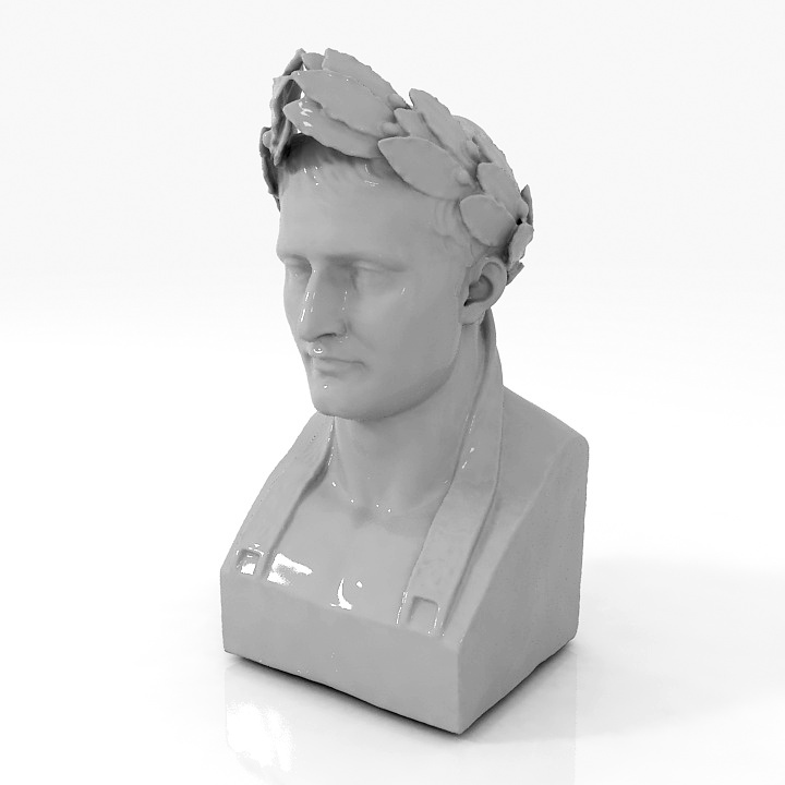 napoleon buste sculpture 3D Model Preview #b3858bca
