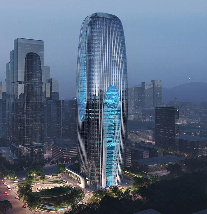 Daxia Tower by Zaha Hadid Architects, Xi'an, China