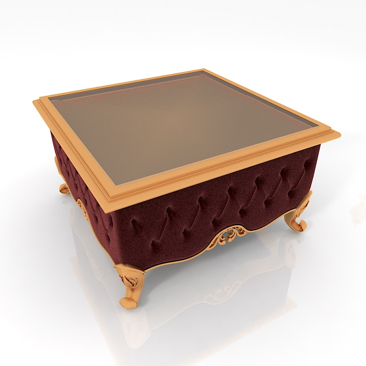 coffee table classic 3D Model Preview #0a835513