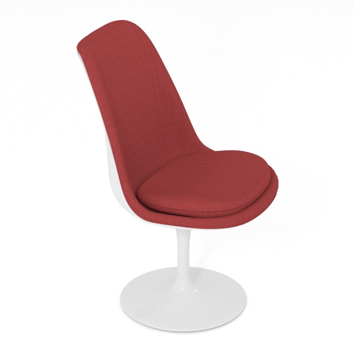 tulip red chair 3D Model Preview #05402226