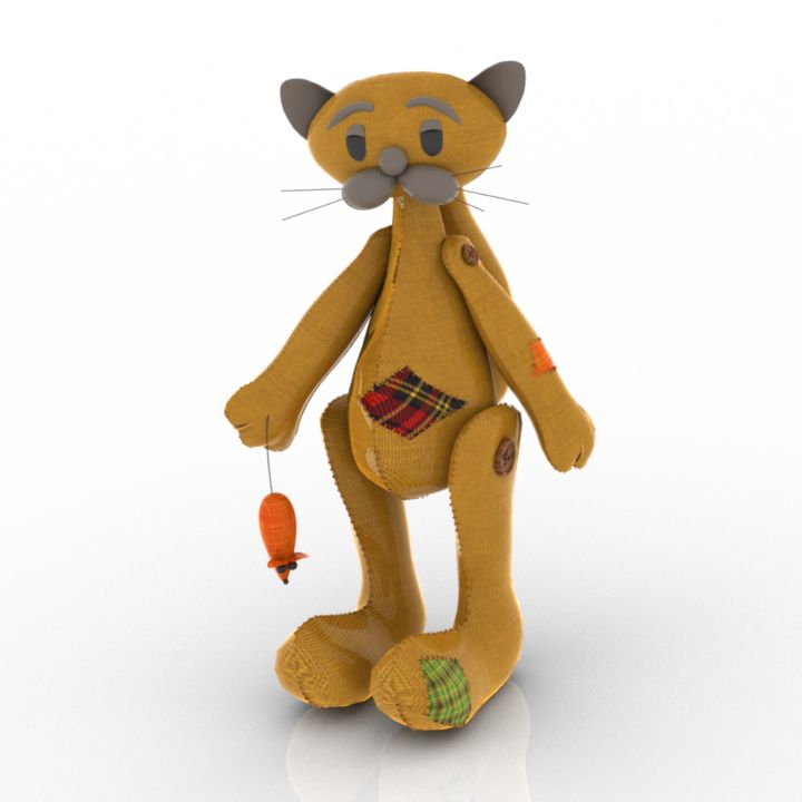 leopold cat toy 3D Model Preview #c0fef14d