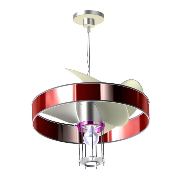 luster sealamp chandelier 3D Model Preview #51fa6c0f