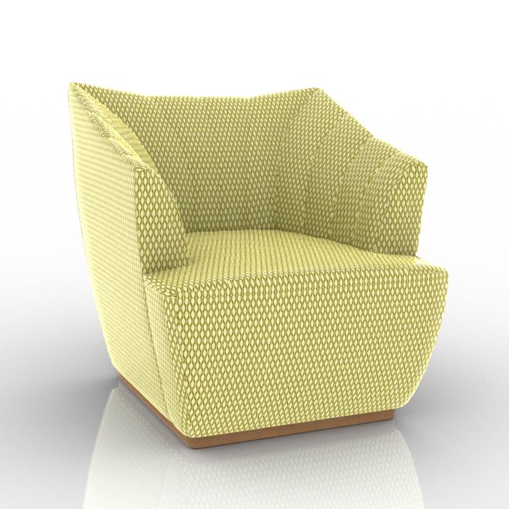 the sofa & chair company fenton armchair 3D Model Preview #3ae5ccbc