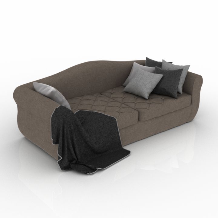 verona sofa 3D Model Preview #644d437e