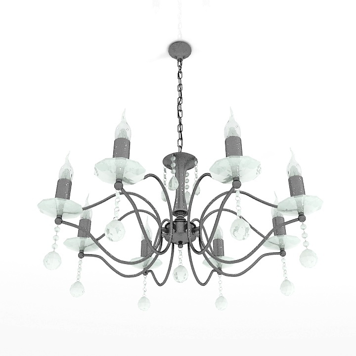 luster wunderlicht reflection chandelier 2 3D Model Preview #5b7913e8