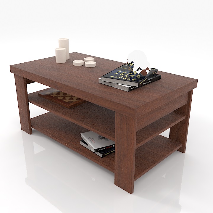 wayfair coffee table 06 3D Model Preview #32ca77d6