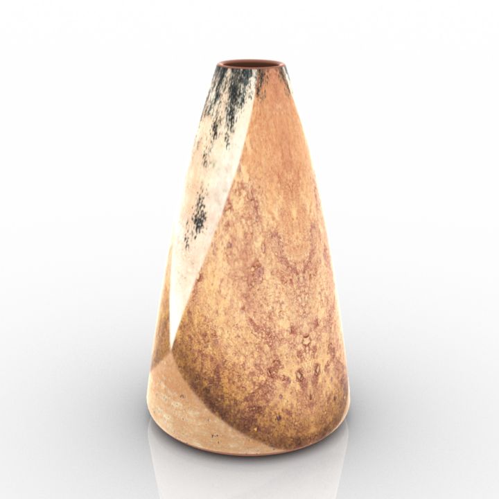 woodfired conic collection vases 5 3D Model Preview #3e0c8fcc
