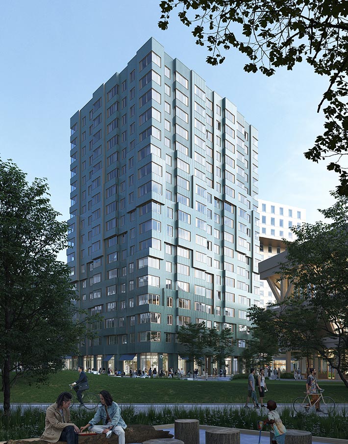 New residential complex by MVRDV, Boston, MA, USA