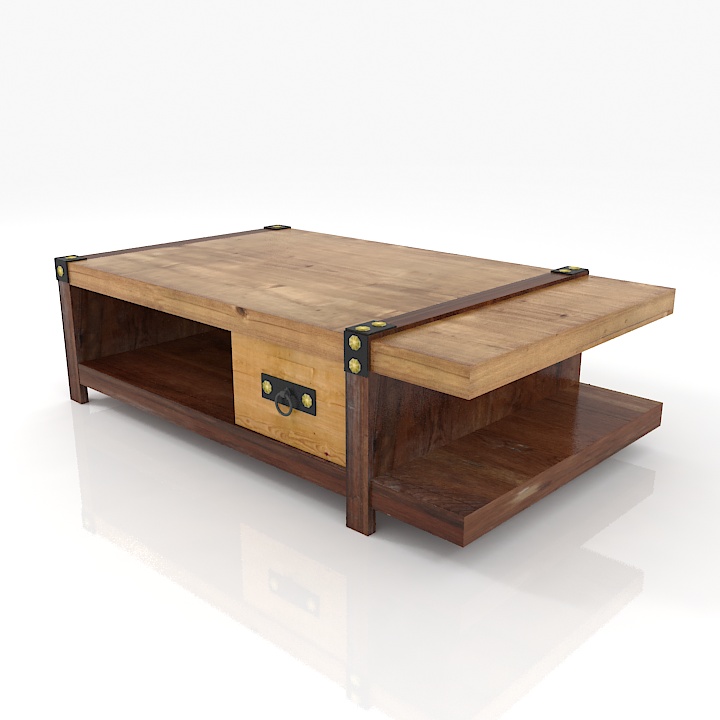 yaziko coffee table 3D Model Preview #aaa09b7a
