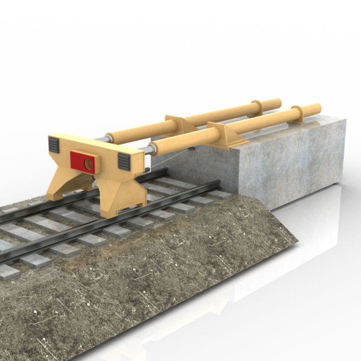end stop train 3D Model Preview #d016472e